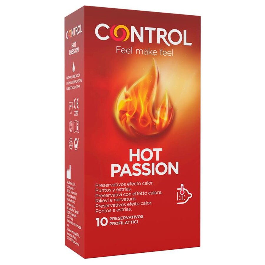 HOT PASSION PRESERVATIVOS EFECTO CALOR 10 UNIDADES HOT PASSION PRESERVATIVOS EFECTO CALOR 10 UNIDADES