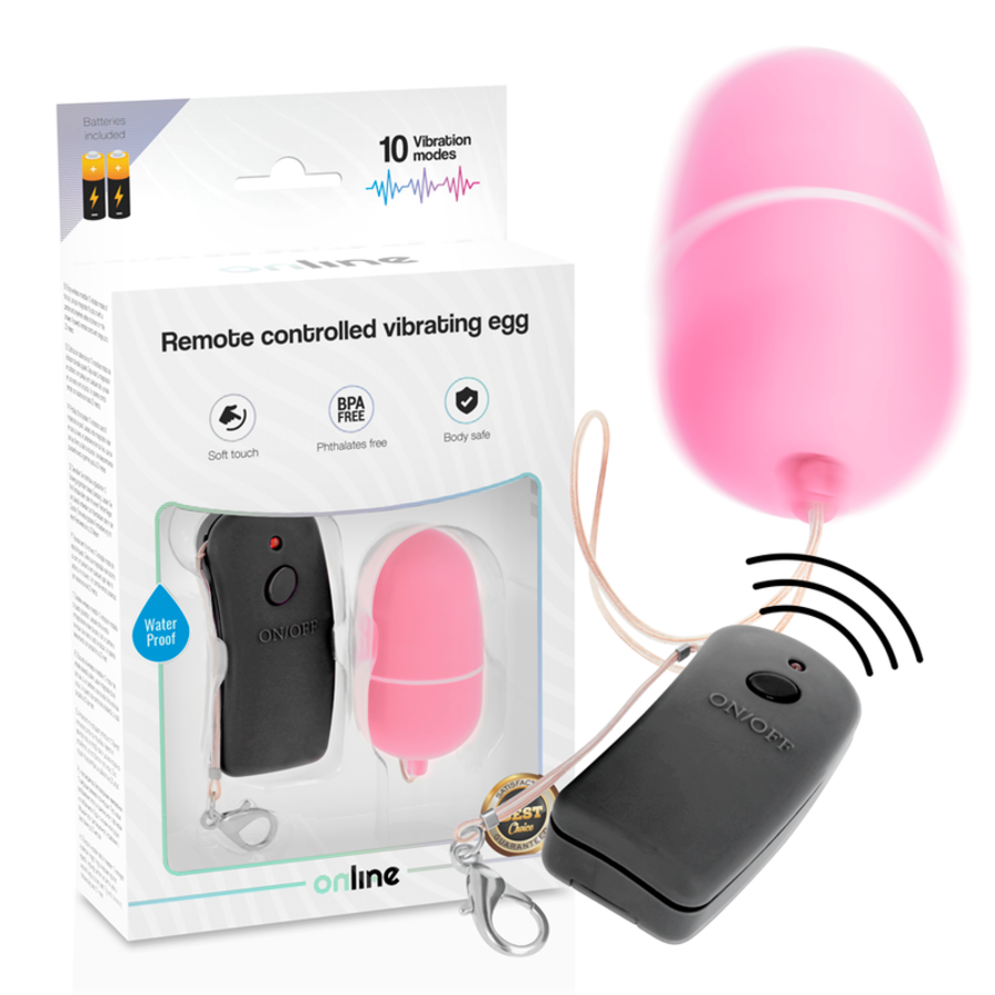 HUEVO VIBRADOR CON MANDO CONTROL REMOTO ROSA nº1 HUEVO VIBRADOR CON MANDO CONTROL REMOTO ROSA nº1