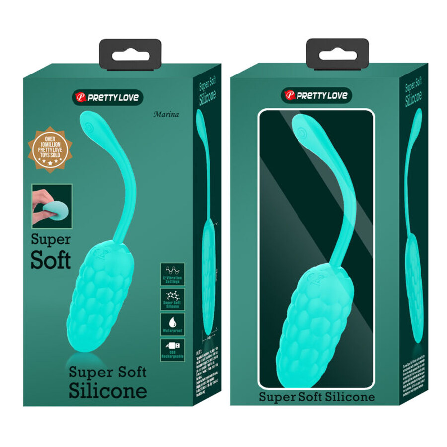 UOVO VIBRATORE CON TEXTURA MARE 9
