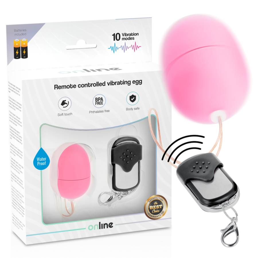 TELECOMANDO UOVO VIBRANTE S ROSA nº1