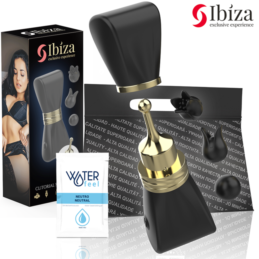 IBIZA - SET ESTIMULADOR CLITORIS LAZO CON 3 CABEZALES nº1