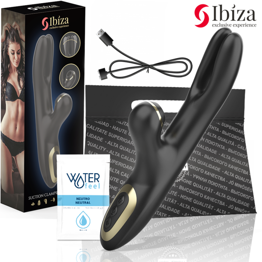 IBIZA - VIBRADOR  HI-TECH RABITT POR ONDAS CLITORIALES Y DOB