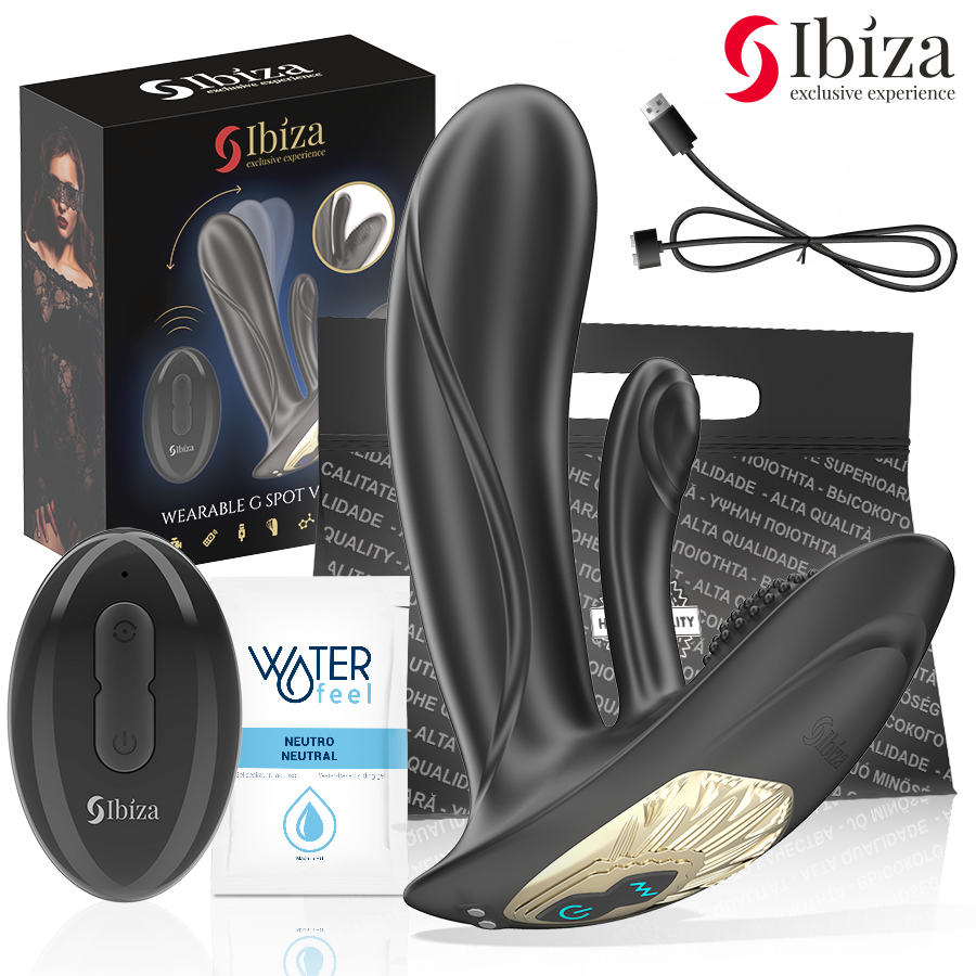 IBIZA - VIBRATEUR PORTABLE AVEC STIMULATION DU POINT G ET DU IBIZA - VIBRATEUR PORTABLE AVEC STIMULATION DU POINT G ET DU