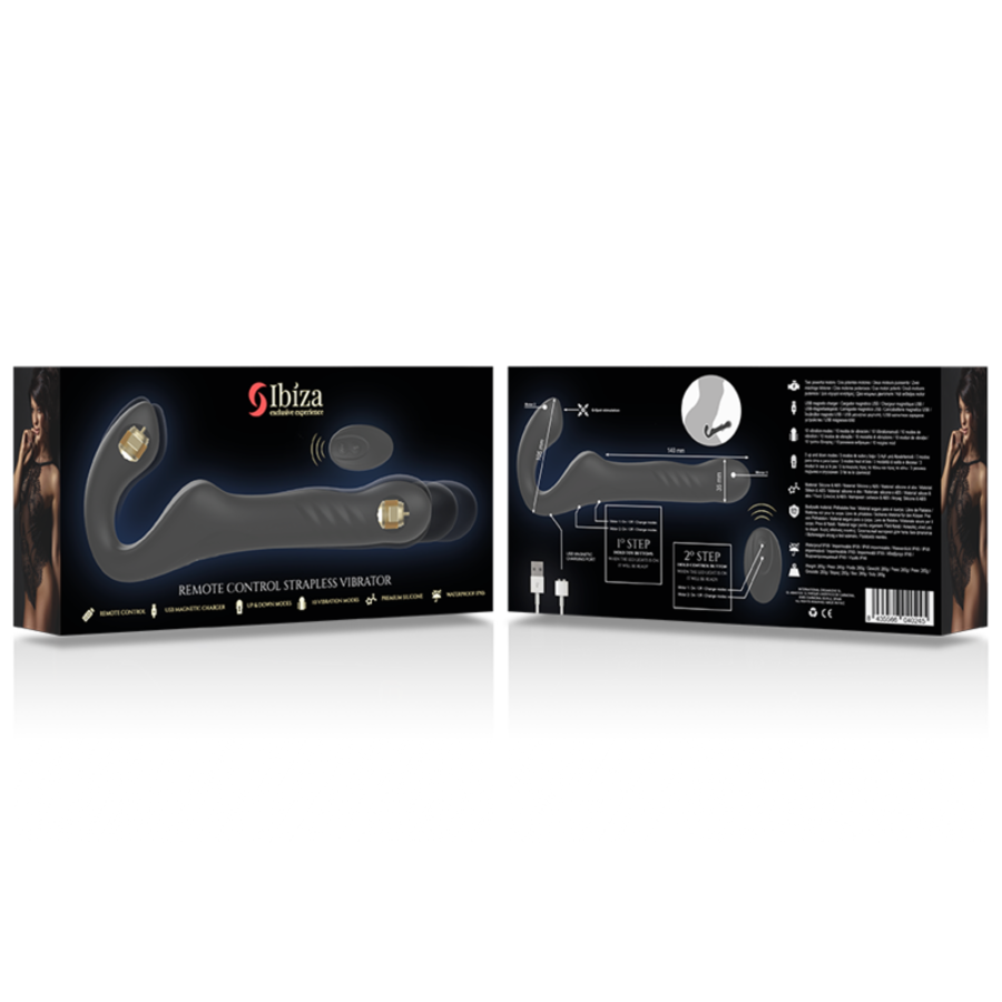 VIBRADOR DUAL STRAPLESS IBIZA™ 9