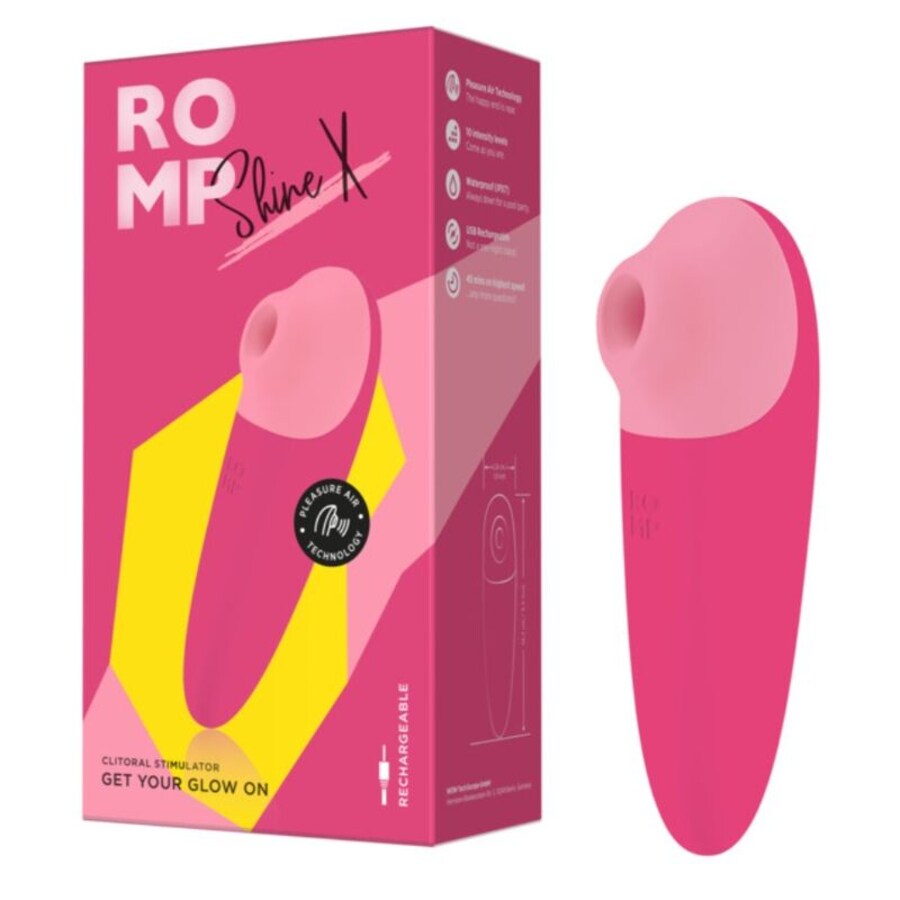 Scopri il shine x suzionatore clitorideo 10 livelli rosa n°4