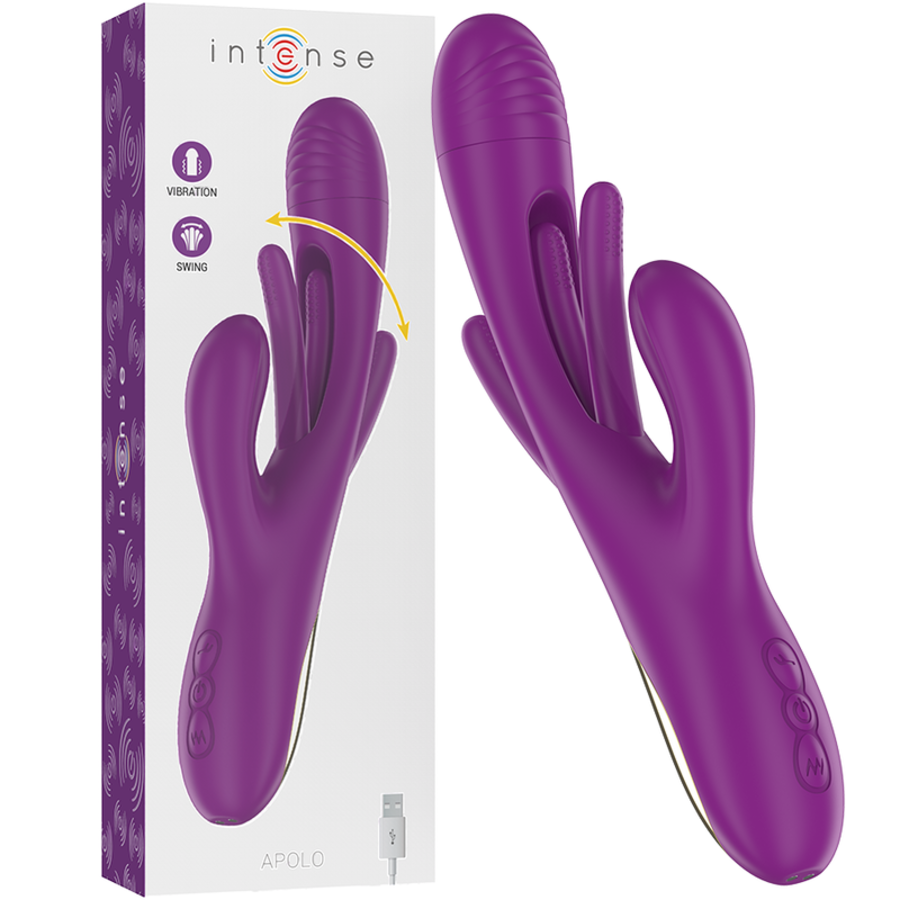 INTENSE - APOLO VIBRADOR MULTIFUNCIÓN RECARGABLE 7 VIBRACION INTENSE - APOLO VIBRADOR MULTIFUNCIÓN RECARGABLE 7 VIBRACION