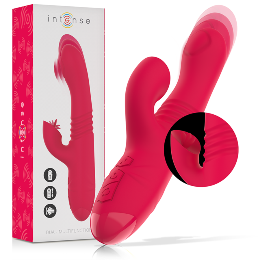 INTENSE - DUA VIBRADOR MULTIFUNCIÓN RECARGABLE UP & DOWN INTENSE - DUA VIBRADOR MULTIFUNCIÓN RECARGABLE UP & DOWN