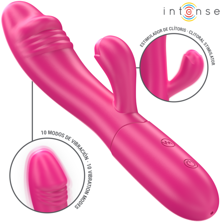 INTENSE - IVY VIBRADOR FLEXIBLE 10 VIBRACIONES CON LENGUA ES