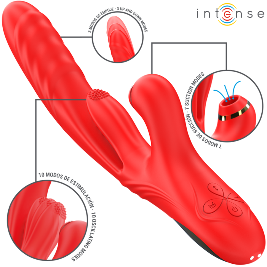 INTENSE - KAROL VIBRADOR MULTIFUNCIÓN EMPUJE & ESTIM INTENSE - KAROL VIBRADOR MULTIFUNCIÓN EMPUJE & ESTIM