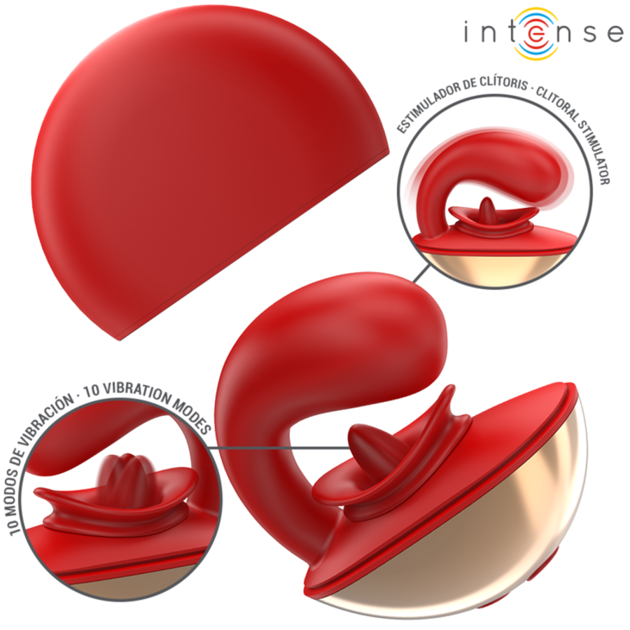 INTENSE - MARIAH VIBRADOR & ESTIMULADOR EN FORMA DE U 10