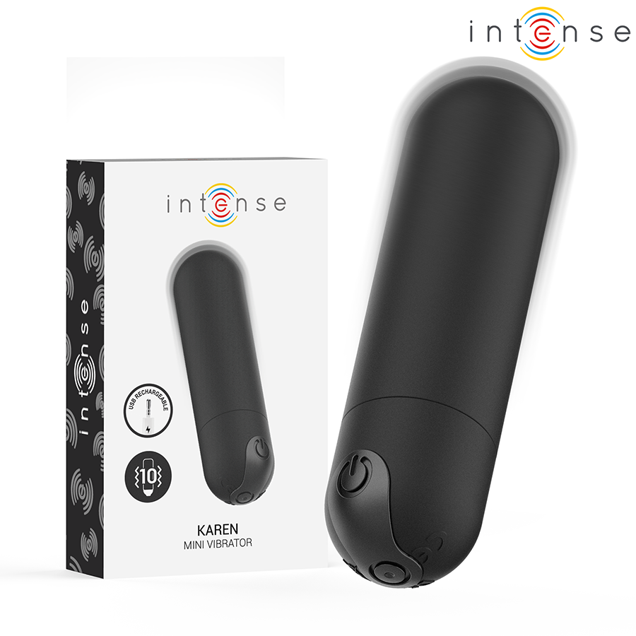 Mini vibrating bullet with 10 settings