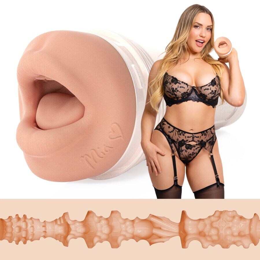 Masturbatore con la forma della bocca di Mia Malkova