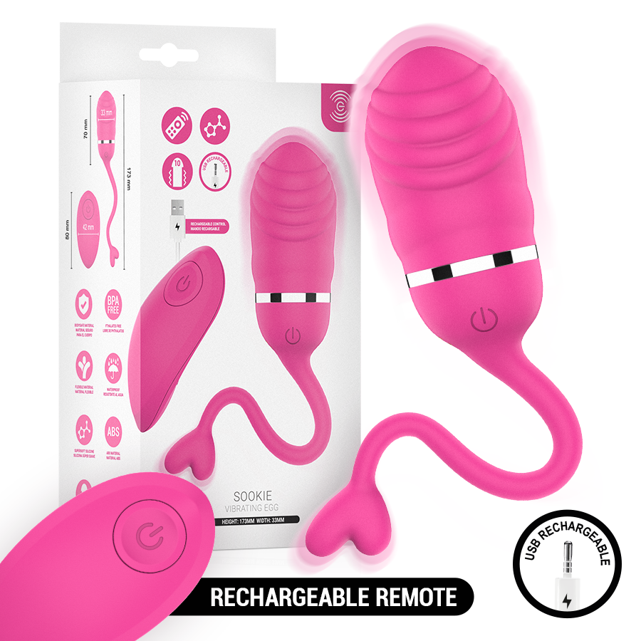 Ovo vibrador com controlo remoto recarregável e à prova de água Ovo vibrador com controlo remoto recarregável e à prova de água
