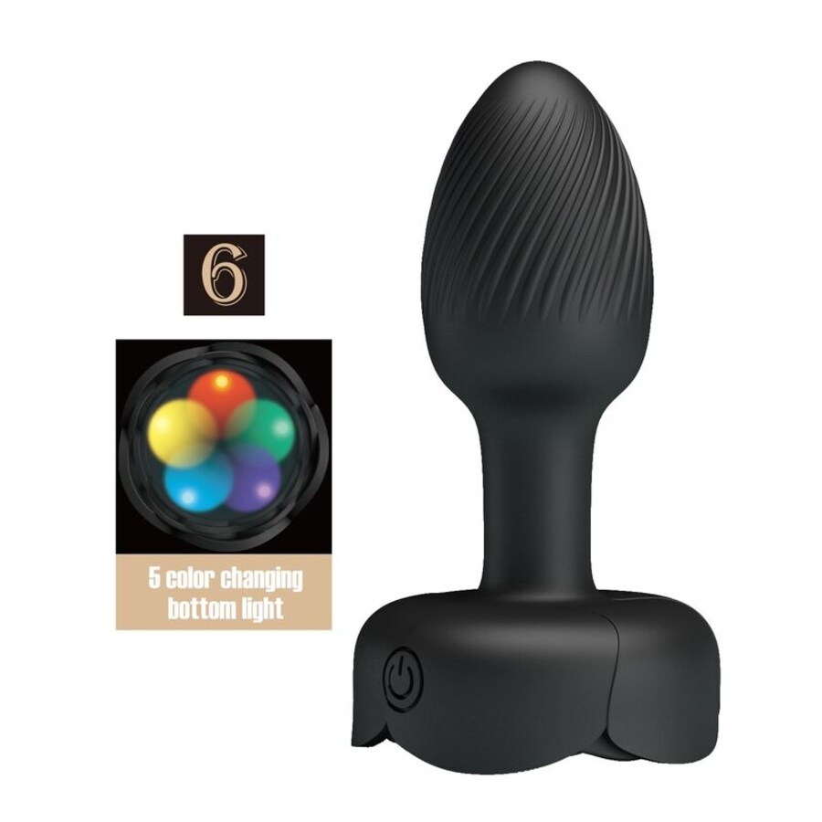 Plug anale vibrante con 10 modalità e ricarica USB.