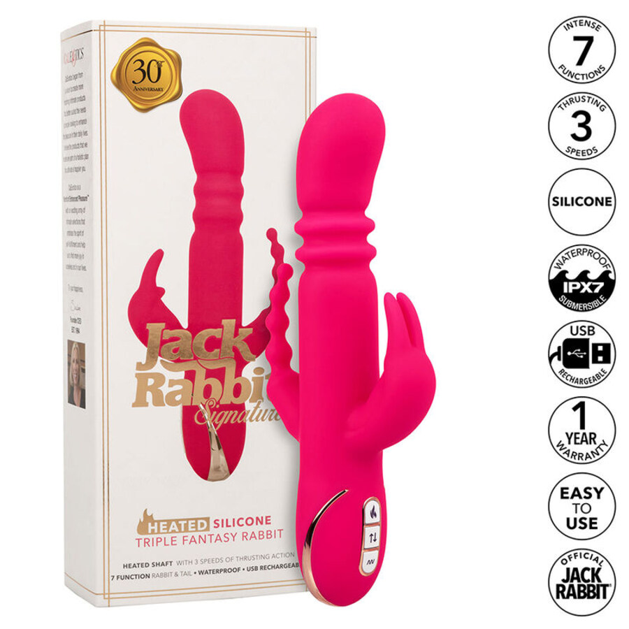 JACK FANTASY TRIPLE VIBRADOR CALENTABLE 2