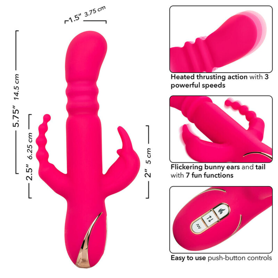 JACK FANTASY TRIPLE VIBRADOR CALENTABLE 7