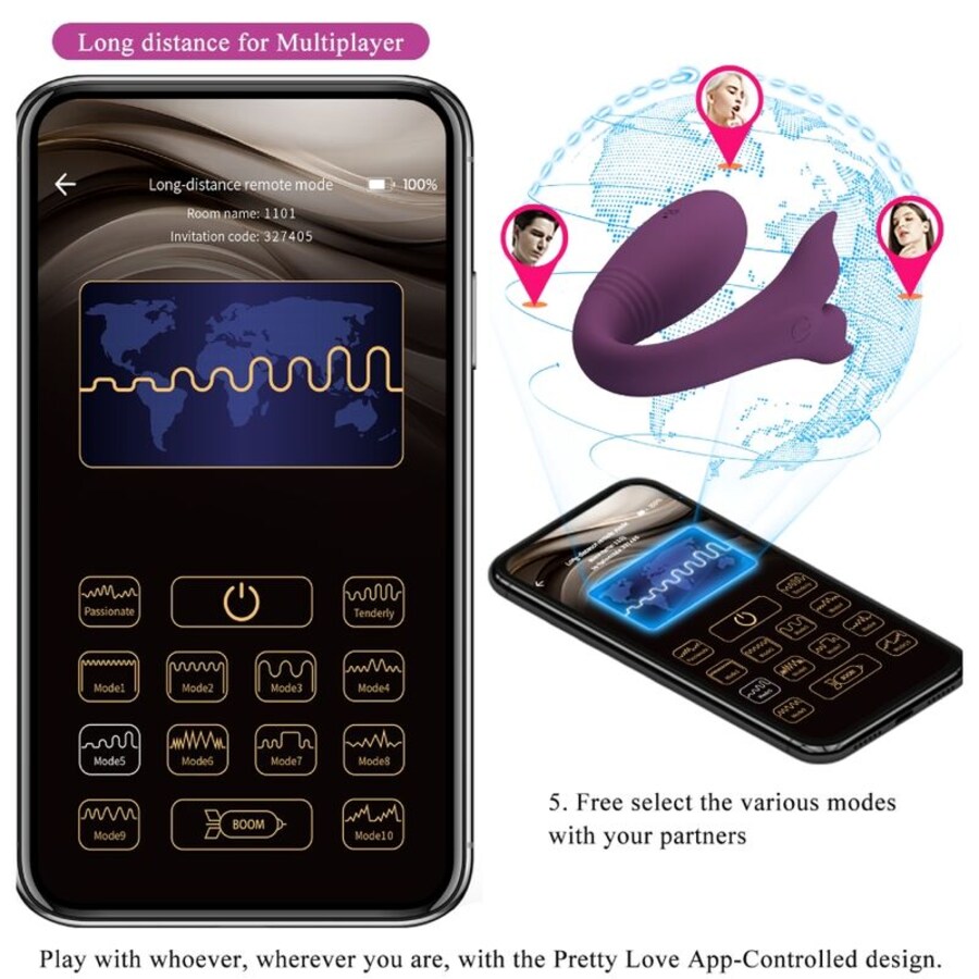 JAYLEEN VIBRATOR APP CONTROL R 15