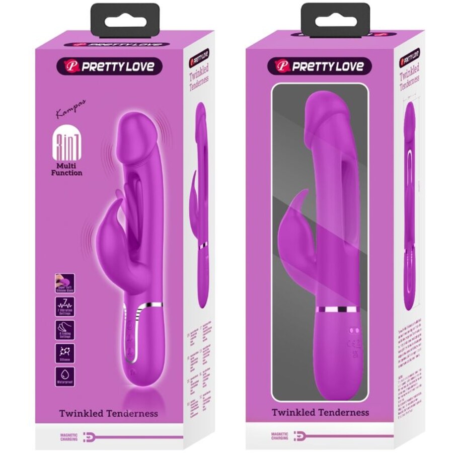 KAMPAS VIBRADOR RABBIT 3 EM 1 12