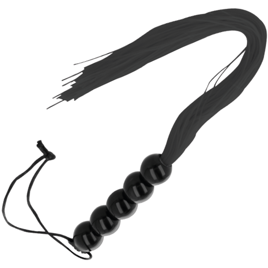 FOUET DE BONDAGE FIN NOIR FOUET DE BONDAGE FIN NOIR