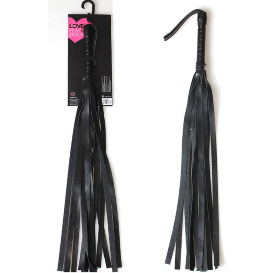 Chicote em couro sintético blister 45 cm Chicote em couro sintético blister 45 cm