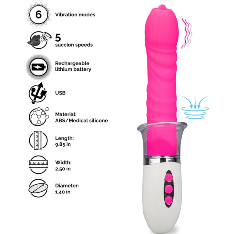 VIBRADOR LIBERTY E IMPULSO COM LÍNGUA VIBRADOR LIBERTY E IMPULSO COM LÍNGUA