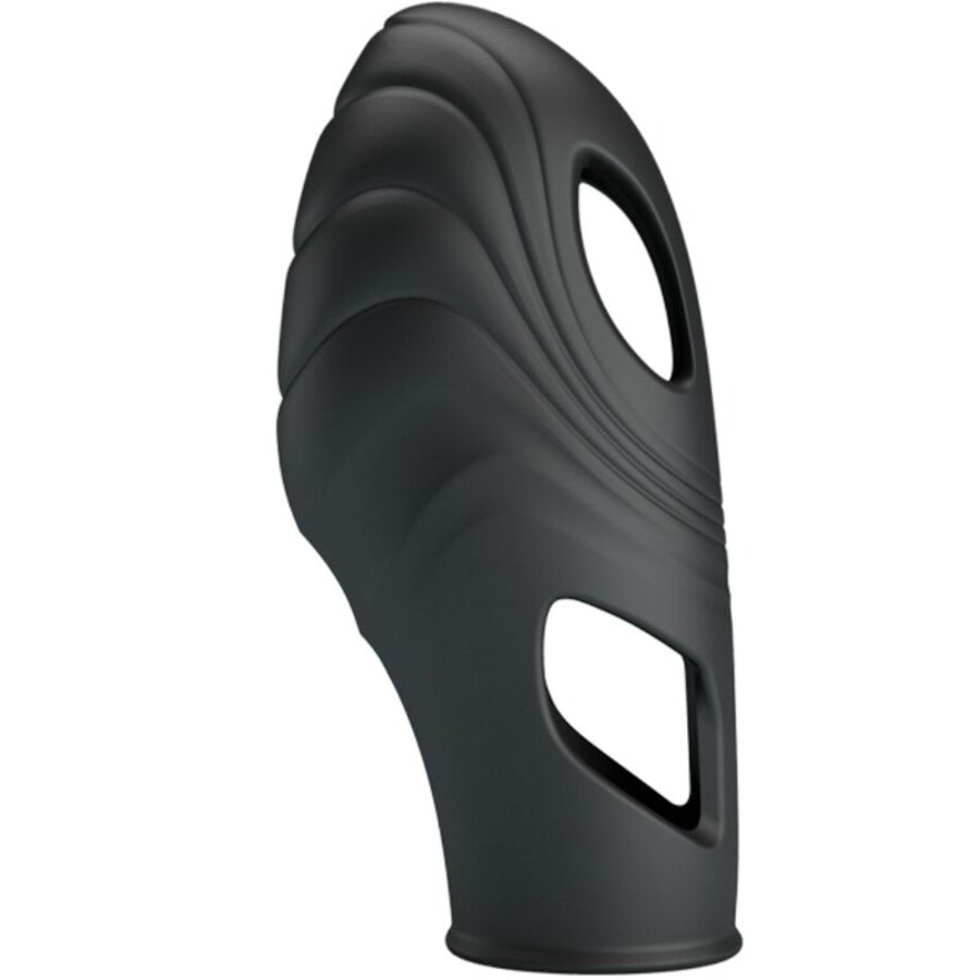 LICH VIBRADOR DE DEDO SILICONA NEGRO