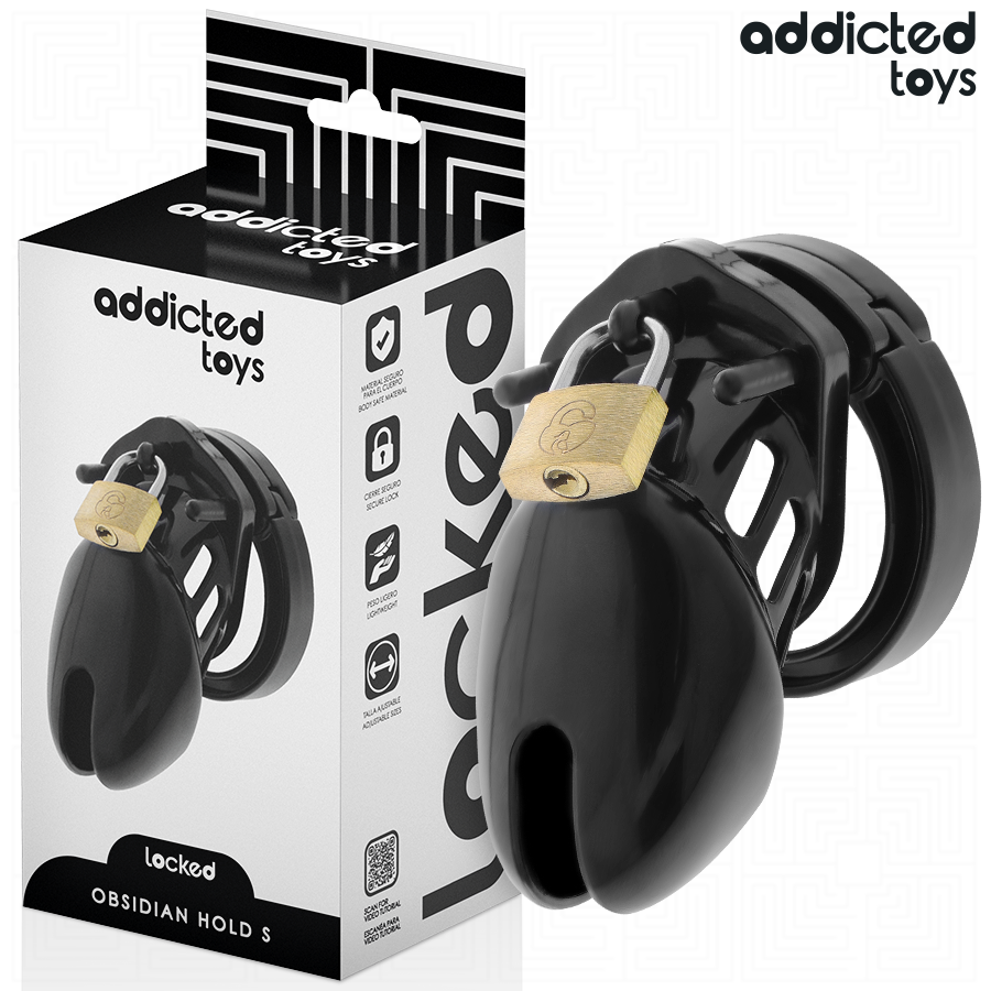 LOCKED - OBSIDIAN HOLD JAULA PARA PENE TALLA S