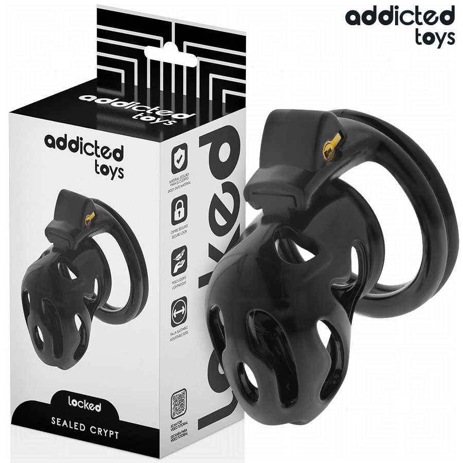 LOCKED - GABBIA PER PENE SIGILLATA CRYPT 8 CM