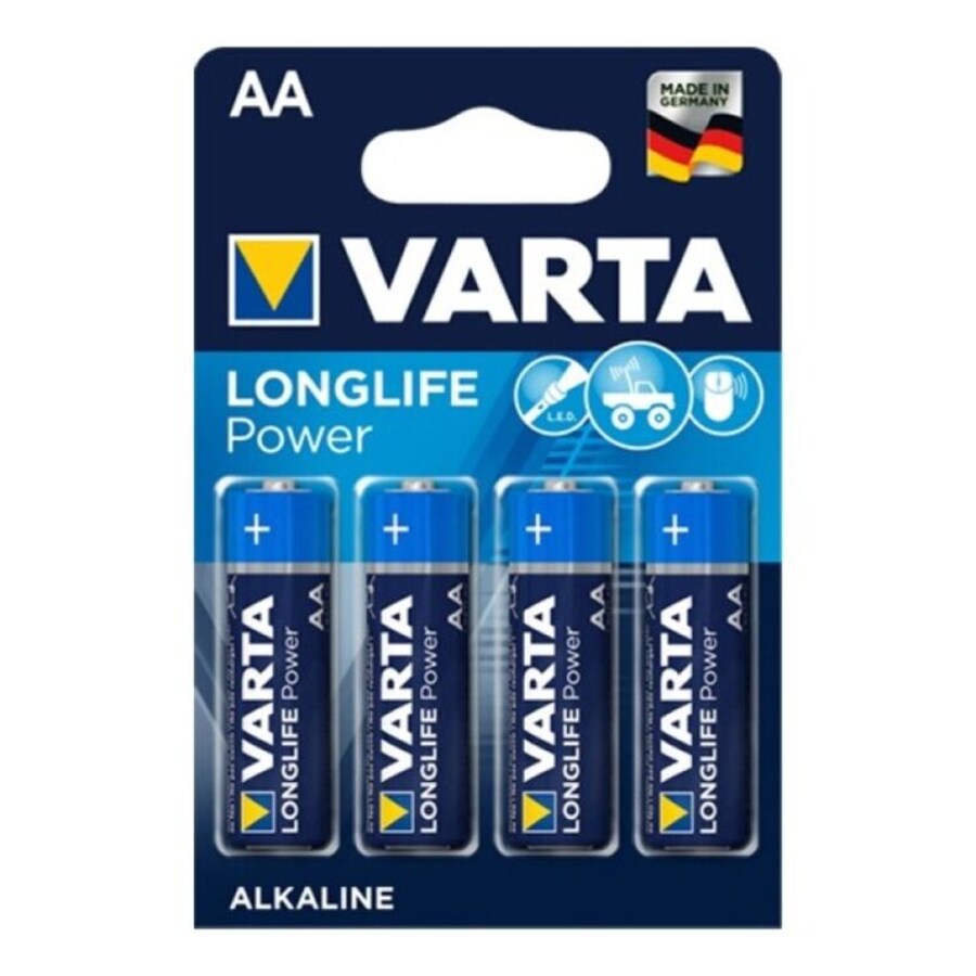 PILE ALCALINE LONGLIFE POWER AA LR6 4 UNITÉ PILE ALCALINE LONGLIFE POWER AA LR6 4 UNITÉ