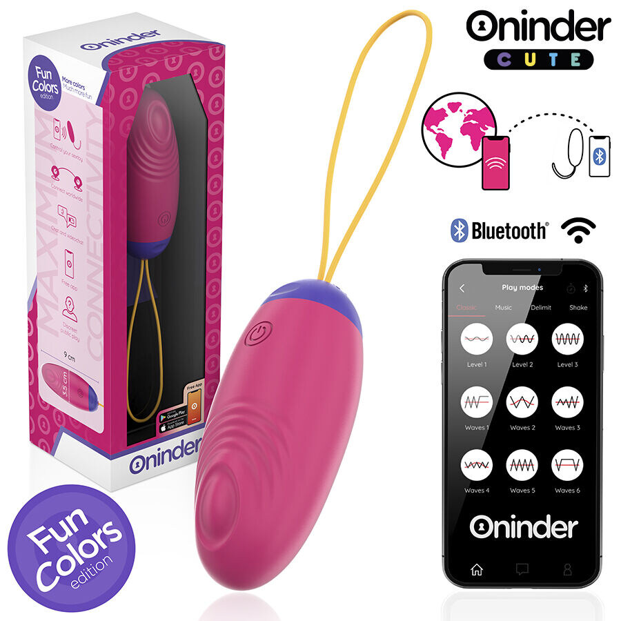 LOVE PLEASURE HUEVO VIBRO-WAVE TAPPING SILICONA - APP MUNDIA
