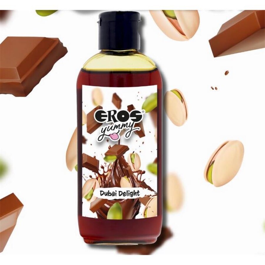 LUBRICANTE YUMMY DUBAI DELIGHT PISTACHO Y CHOCOLATE 100 ML
