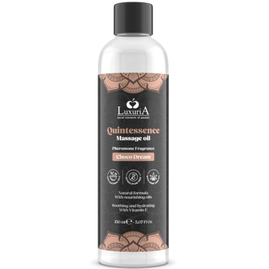 Luxuria - huile de massage chocolat 150 ml quintessense