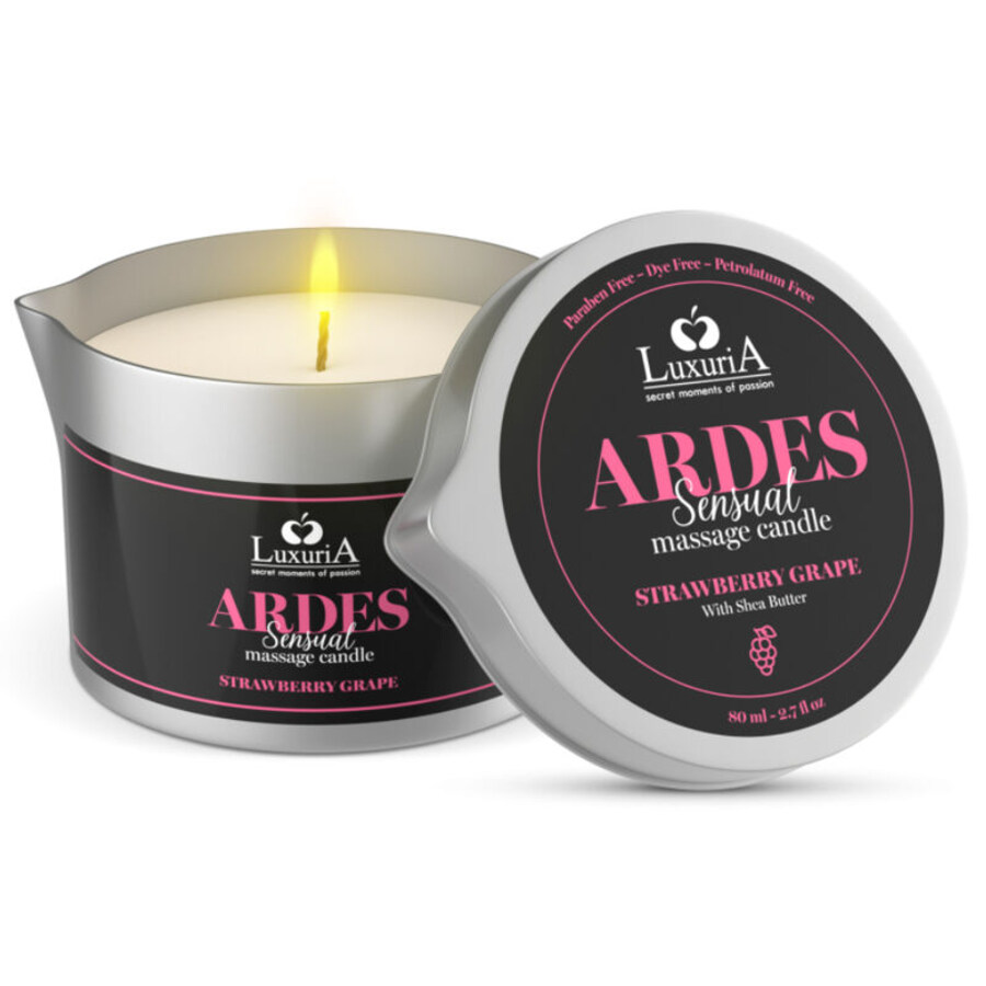 LUXURIA - BOUGIE DE MASSAGE AU RAISIN LUXURIA - BOUGIE DE MASSAGE AU RAISIN