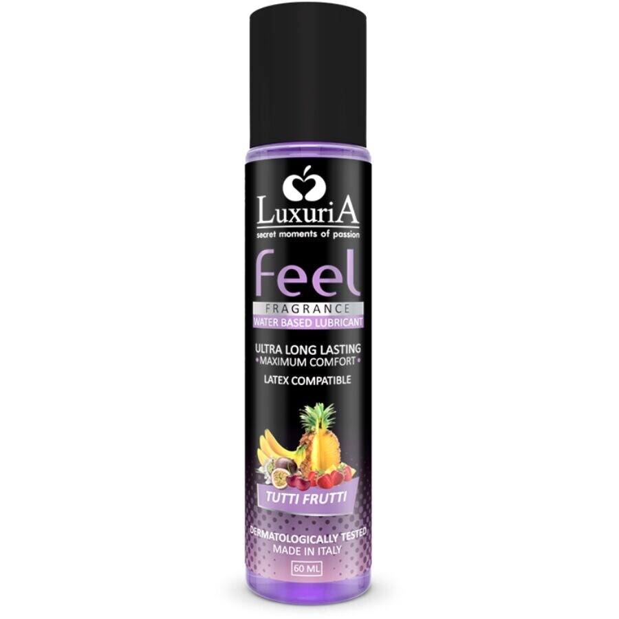 LUXURIA FEEL LUBRICANTE BASE TUTTI FRUTI 60 ML LUXURIA FEEL LUBRICANTE BASE TUTTI FRUTI 60 ML