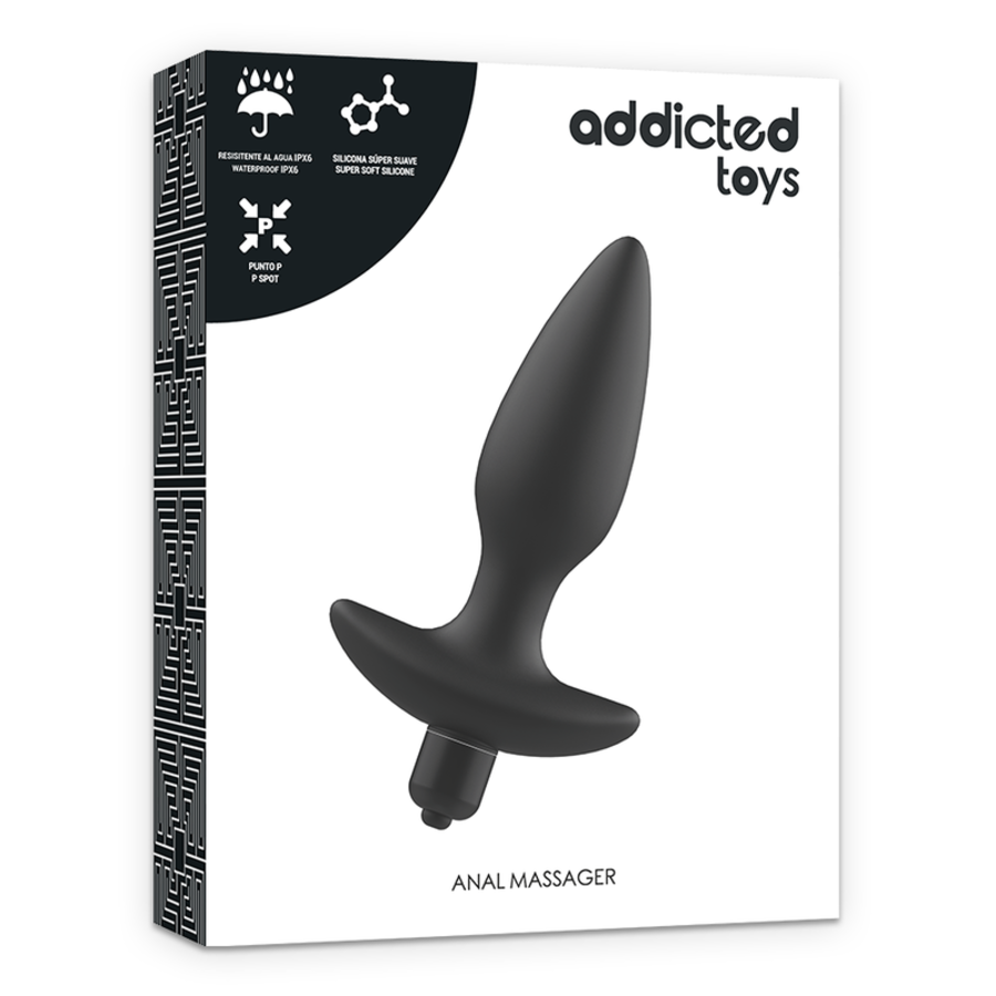 MASSAGEADOR PLUG ANAL COM VIBRAÇÃO 6