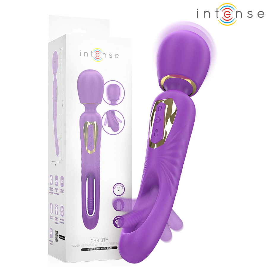 Massageur avec langue vibrante