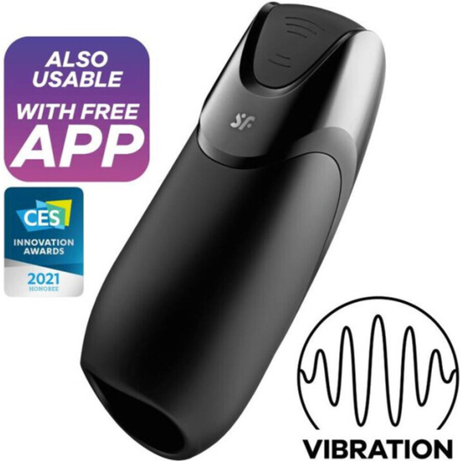 MASTURBADOR MEN VIBRATION + COM CONNECT APP SATISFYER MASTURBADOR MEN VIBRATION + COM CONNECT APP SATISFYER