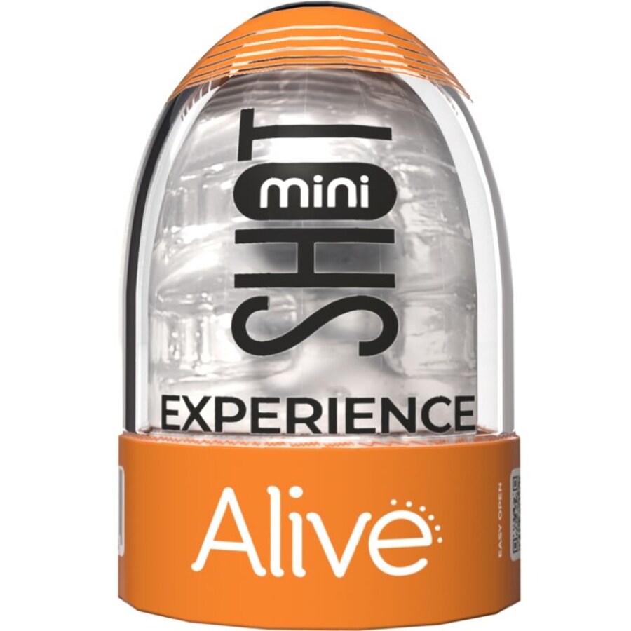 MASTURBADOR MINI SHOT EXPERIENCE ALIVE TRANSPARENTE nº7