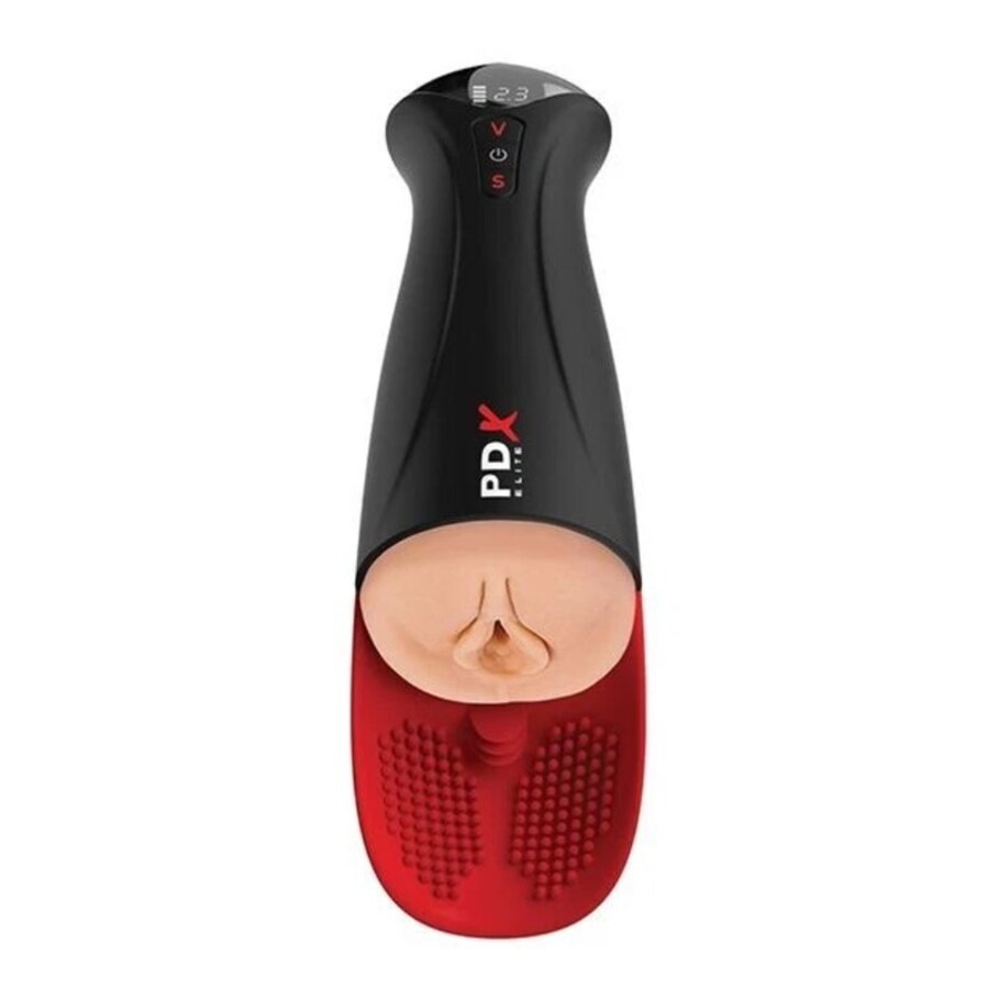 Automatic suction and vibration with travel lock