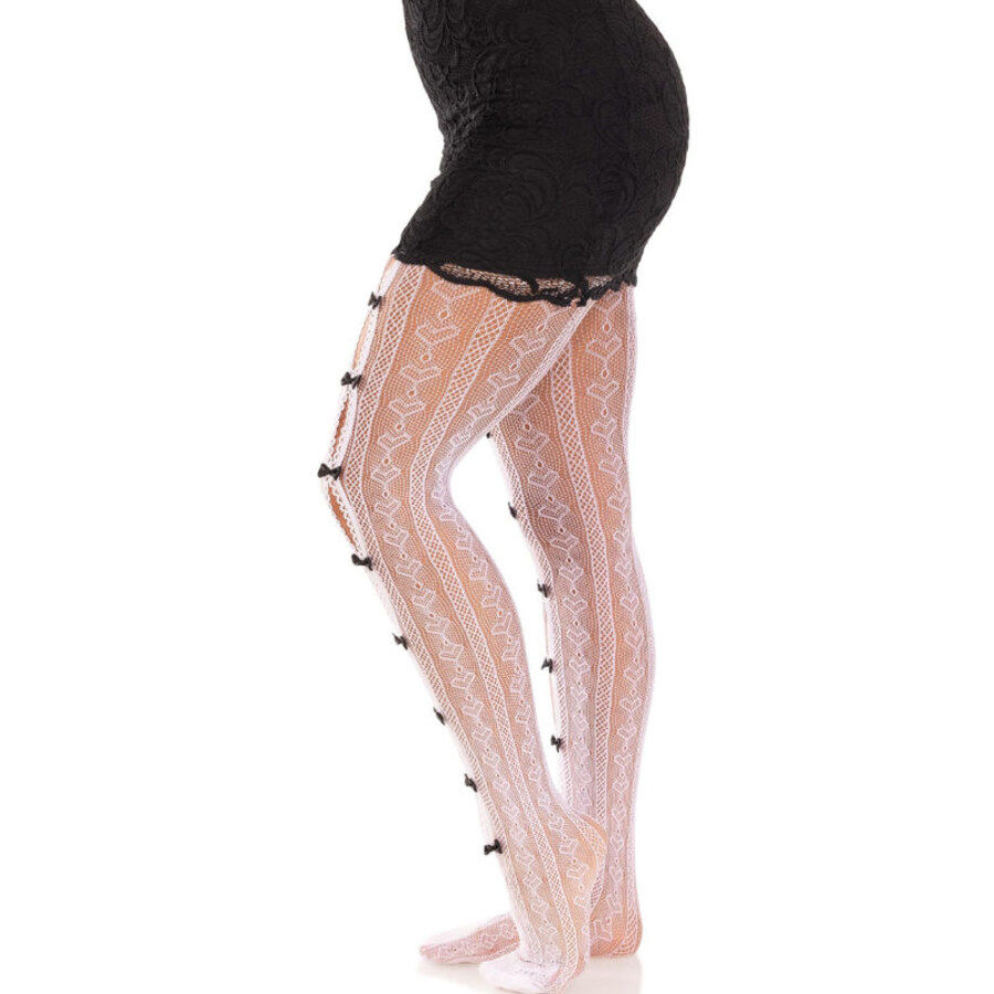 STOCKINGS WITH HEART CUTOUTS 5