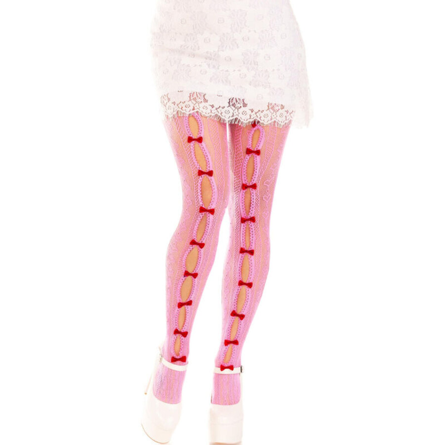 STOCKINGS WITH HEART CUTOUTS 2