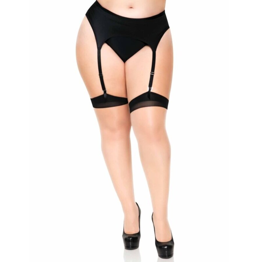 PLUS LYCRA SHEER 2 TONS NA COXA COM COSTURA ATRÁS E SALTO CU