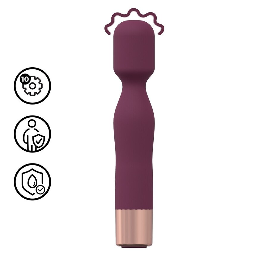 MINI MASSAGGIATORE WAND CLASSIC BORDEAUX LOVELINE