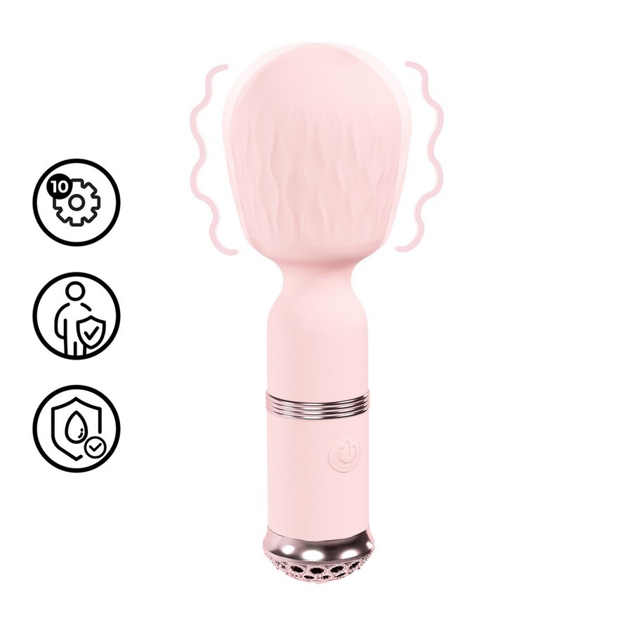 MINI MASSAGGIATORE VELOUR ROSA LOVELINE