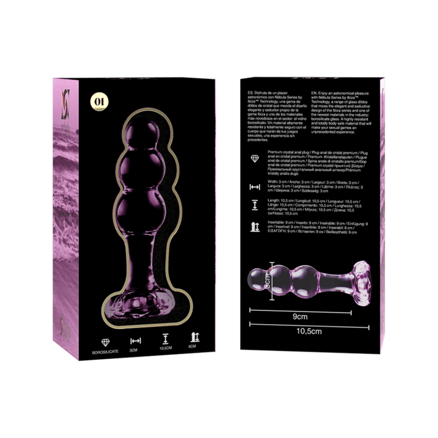 PLUG CRISTAL BOROSILICATO 01 8