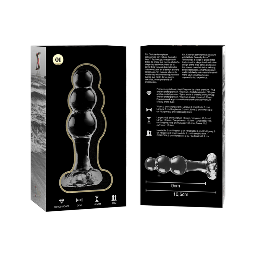 PLUG CRISTAL BOROSILICATO 01 9