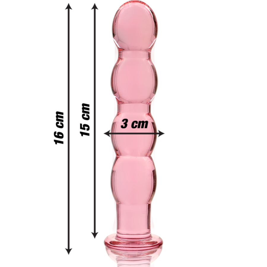 GLASS DILDO BOROSILICATE 10 7