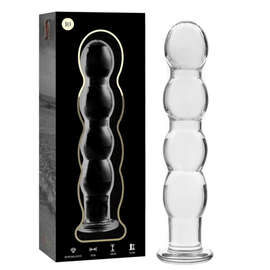 GLASS DILDO BOROSILICATE 10 4