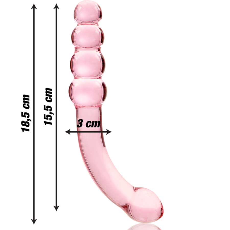 DILDO CRISTAL BOROSILICATO 14 7