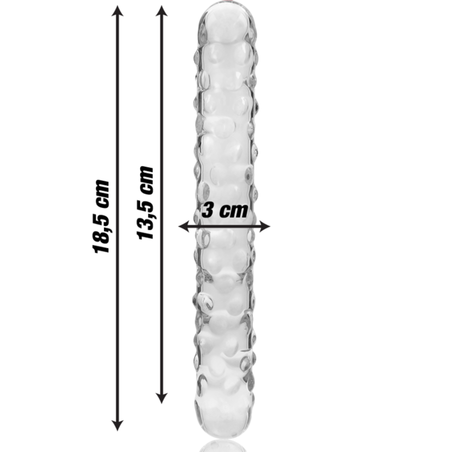 GLASS DILDO BOROSILICATE 15 8